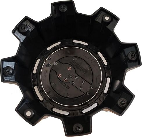غطاء محور العجلة المركزي Worx من Ultra 8 Lug 30171765F-A Tall LG1207-40 Tall Matte Black قطعة واحدة in Saudi Arabia