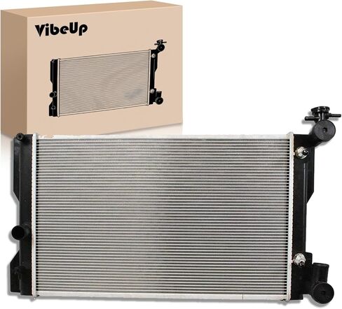 مشعاع VibeUp 13049 متوافق مع تويوتا كورولا 2009-2011 ماتريكس 2009-2013 فيبي 2009-2010 2.4L L4 | يستبدل TO3010324 164100H260 164100H261 in Saudi Arabia