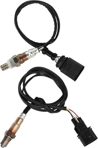 2001-2006 O2 Oxygen Sensor Upstream 250-24495 Downstream 250-25004 Compatible for VW Beetle 2001-2005, Golf 2001-2006, Jetta 2001-2005, 2.0L L4, Replaces 06B906265D, 0258007090, 11787515827 in Saudi Arabia