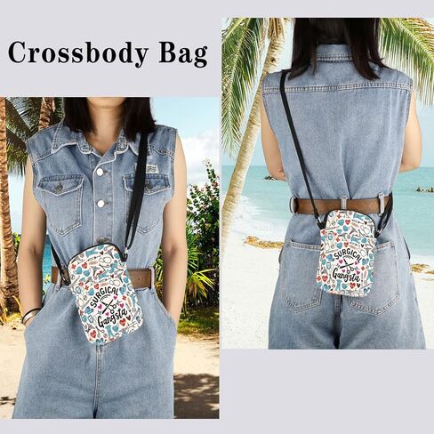 Surgical Tech Gift Surgery Nurse Doctor Gift Surgical Gangsta Crossbody Bag Scrub Tech Appreciation Present in Saudi Arabia