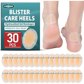 30 قطعة من ضمادات البثور الجل الغروانية المائية - وسادات بثور مقاومة للماء للقدمين والكعب وأصابع القدم - الوقاية والتعافي، الزفاف/الرياضة/أساسيات السفر in Kuwait