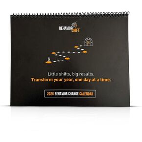 تقويم تحديد الأهداف لعام 2026 من The Behavior Shift - مخطط الحياة اليومية المؤرخ ومجموعة أدوات الإنتاجية - منظم أسبوعي وشهري - نظام نمو جدول أعمال 365 يومًا - اليقظة والعادات والحياة المتعمدة in Kuwait