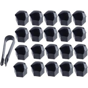 [Car Parts] 20pcs 22mm Wheel Lug Nut Bolt Cover Cap Protector Fit for Land Rover [Easy to Replace] in Saudi Arabia