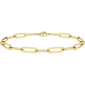 WangGao Stainless Steel Paperclip Link Chain Bracelet for Women Popular Minimalist Jewelry in Kuwait