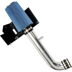 KAX 3 inch Cold Air Intake System Kit + Heat Shield Replacement for 2012-2017 Wrangler, 2018 Wrangler JK, Blue in Kuwait