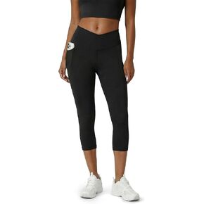 Yoga Capri Pants for Women Activewear Crossover High Waisted Athletic Leggings Workout Running in Kuwait