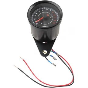 SIKUAI 1 Pc Night Light Tachometer Gauge 12V back light tachometer Black Universal For Motorcycle Models of DC 12V in Kuwait