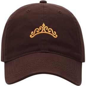 قبعة بيسبول للرجال والنساء، مطرزة بتاج الأميرة، من القطن المغسول، قبعات بيسبول in Kuwait