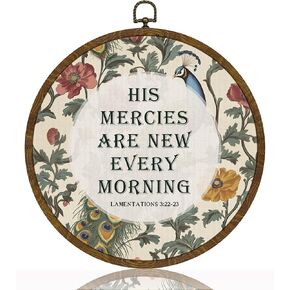 Christ Wall Art Decor- Fruit of the Spirit Scripture Round Hanging Artwork, Inspirational Faith Sign for Living Room, Office, Prayer Room, Bible Verse Wall Hanging Decor Gift for Christians 10Inch (Green-Galatians 5:22-23) in Kuwait