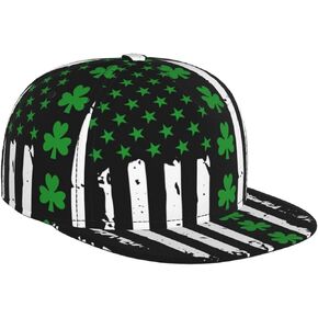 St. Patrick's Day Theme Baseball Cap Snapback Hat Adjustable Flat Brim Unisex Sports Hat for Men Women in Kuwait