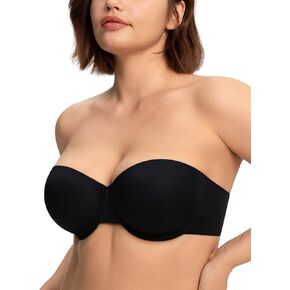 HSIA حمالات صدر بدون حمالات للنساء، صدر كبير، مشد صغير مريح، تغطية كاملة، حجم كبير، بوستير قابل للتحويل in Kuwait