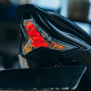 الكل في واحد LED متكامل الذيل دراجة نارية للنينجا ZX25R ZX4R ZX4RR ZX6R ZX636 ZX10R ZX1002 ZX10RR 2020-2025 بدوره إشارة الوامض الخلفي ضوء الفرامل الجمعية الضوء الخلفي، التوصيل والتشغيل in Kuwait