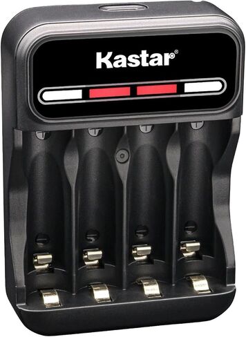 Kastar 8-Pack Battery and CMH4 Smart USB Charger Compatible with Panasonic KX-TGDA20 KX-TGDA20M1 KX-TGDA20N KX-TGE210 KX-TGE210B KX-TGE212 KX-TGE212B KX-TGE213B KX-TGE214B KX-TGE215B KX-TGE216B in Saudi Arabia