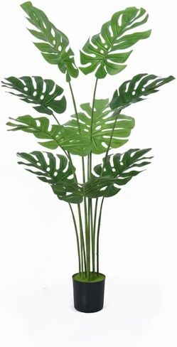 Artificial Bird of Paradise Plant Fake Tropical Palm Tree for Indoor Outdoor, Perfect Faux Plants for Home Garden Office Store Decoration in Saudi Arabia