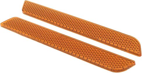 2pcs Motorcycle Front Fork Reflector Lower Legs Slider Trim Reflector Quick Installs Suitable for 2014-Up 2 Sizes in Saudi Arabia