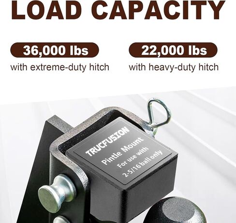 وصلة وصلة وصلة المقطورة 36000 رطل حامل محوري للاستخدام مع كرة مقاس 2-5/16 بوصة فقط in Kuwait