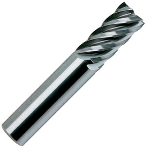 YG-1 - 84573TF E5058 مطحنة نهاية أنف مربعة من الكربيد، لمسة نهائية TIALN متعددة الطبقات، حلزون 40 درجة، 6 مزامير، الطول الإجمالي 2.5 بوصة، قطر القطع 0.25 بوصة، قطر الساق 0.25 بوصة in Kuwait