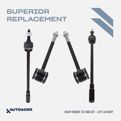 Rear Suspension Kit - Rear Sway/Stabilizer Bar Links & Torque Tie Rod Assembly 4 Pcs for S-TYPE, XJ8 / XJR, XJ, XK/XKR/XKR-S, XF/XFR/XFR-S, F-TYPE, VANDEN PLAS, SUPER V8 in Kuwait