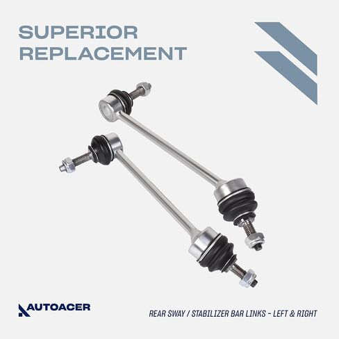 Rear Suspension Kit - Rear Sway/Stabilizer Bar Links & Torque Tie Rod Assembly 4 Pcs for S-TYPE, XJ8 / XJR, XJ, XK/XKR/XKR-S, XF/XFR/XFR-S, F-TYPE, VANDEN PLAS, SUPER V8 in Kuwait