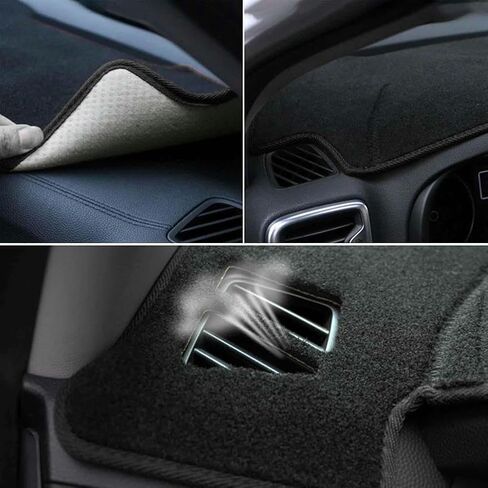 Anti-Slip Mat Dashboard Cover Pad Interior Mat for Mitsubishi Outlander 2013 2014 2015 2016-2019 Black Dash Mat Dashboard Cover in Saudi Arabia
