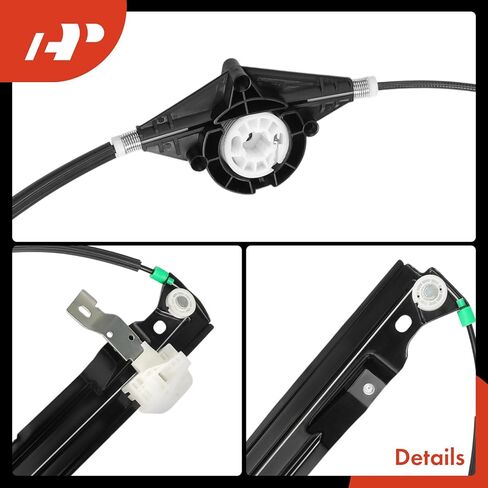 A-Premium Rear Left Driver Side Power Window Regulator Without Motor Compatible with Ford Explorer 2002-2010, Explorer Sport Trac 2007-2010 & Lincoln Aviator 2003-2005 & Mercury Mountaineer 2002-2010 in Saudi Arabia