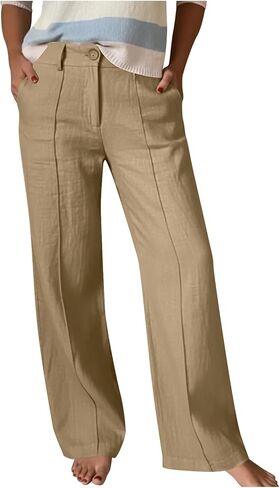 Womens Palazzo Lounge Pants Wide Leg Loose Fit High Waist Casual Pant 2026 Beach Travel Vacation Outfits in Saudi Arabia