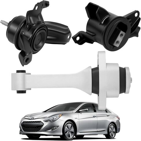 4PCS Engine Motor Mount & Transmission Mount Set Compatible with Toyota Corolla CVT (2.0L) 2019-2021(Only fit for CVT),Replace 12305-24010 12364-F2010 12363-F2010 12372-24021 in Kuwait