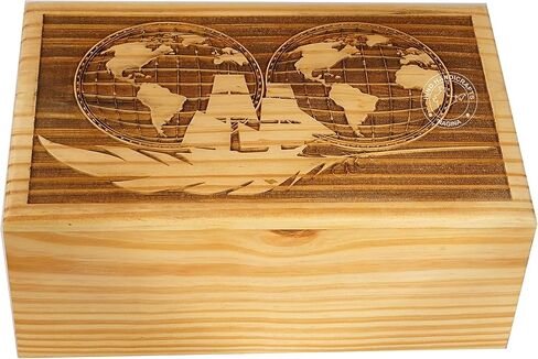 Handcrafted World Map Peace Wooden Cremation Urns for Human Ashes Adult Large - Tree of Life Funeral Urn Box - Burial Urns for Columbarium - 250 LB in Kuwait