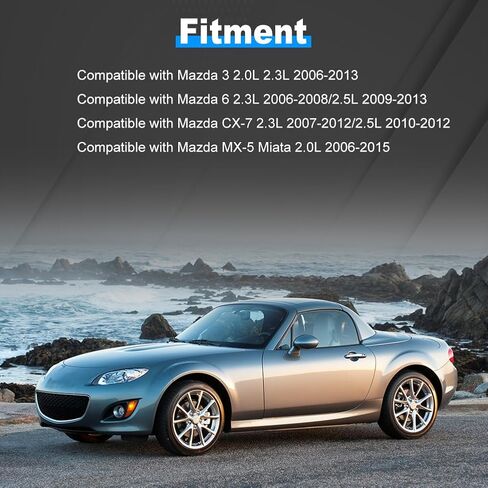 JDMON Ignition Coils Pack with Spark Plug Compatible with Mazda 3 6 CX-7 MX-5 Miata 2.0L 2.3L 2.5L 2006-2015 Replacement for UF540 90083 C1683 L3G218100A in Saudi Arabia