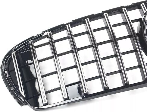 Front Bumper Center Grill For 2016 2017 2018 2019 2020 2021 2022 Mercedes-Benz GLC-Class GLC 300/300e/350e/43 SUV&Coupe With AMG Sport Package GT Style grille Black For W&WO Camera in Saudi Arabia