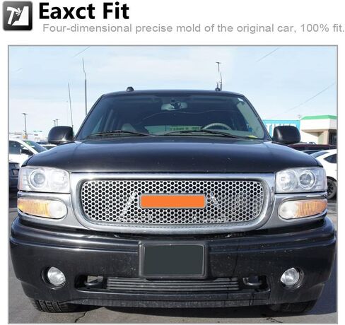 شبكة أمامية من الفولاذ المقاوم للصدأ كروم تناسب 2001-2006 جي إم سي يوكون و1999-2002 سييرا 1500 و2001-2006 سييرا دينالي in Kuwait