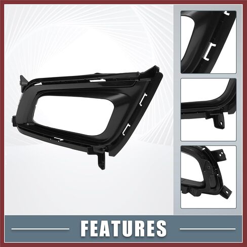 Front Left Right Fog Light Grille Cover Trim No.865512T500/865522T500 for Kia Optima K5 2014-2015 1 Pair Replace Parts in Saudi Arabia