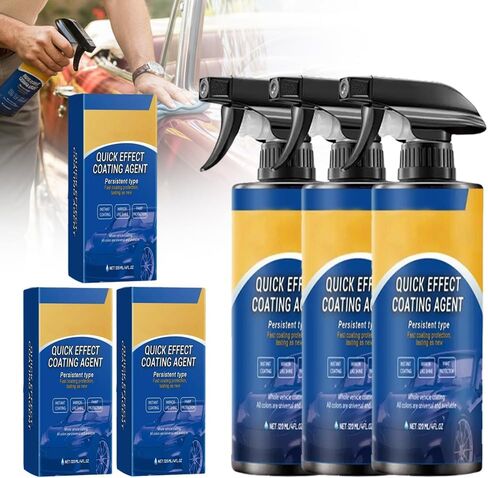 Car Coating Spray for Shine & Protection, Waterless Wash & Wax Polish Spray, Hydrophobic Gloss Booster, Helps Reduce the Look of Light Swirls, Oil Film & Glass Cleaner (1-PACK) in Saudi Arabia