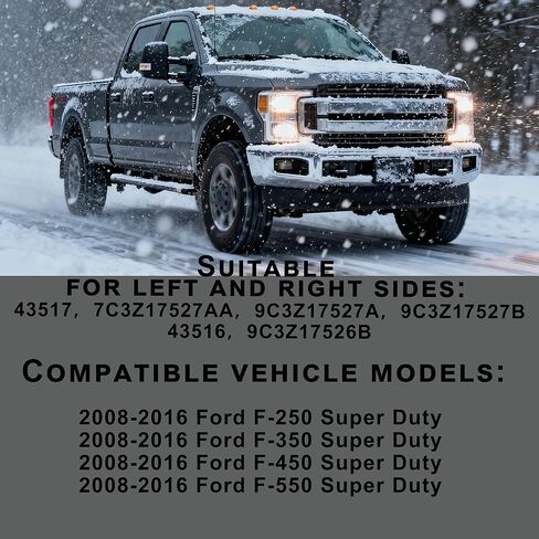 1 Pair Windshield Front Wiper Arm Compatible with Ford 2008-2016 F250 F350 F450 F550 Super Duty Replace OE 43516 43517 9C3Z17526B 7C3Z17527AA 9C3Z17527A 9C3Z17527B in Kuwait