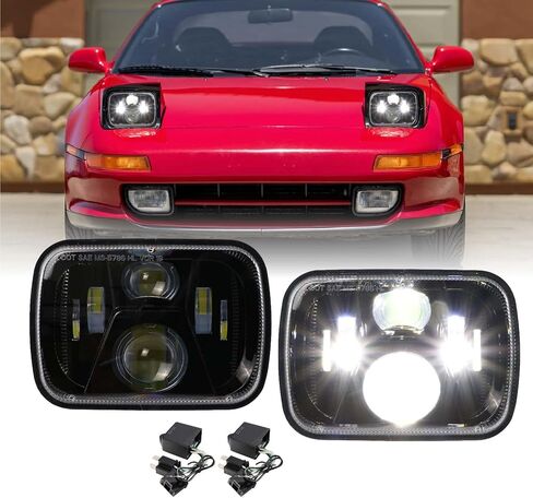 USR 91-95 MR-2 Turn Signal Light – 4 Pieces Front Bumper Signals Lamps (Left + Right) - Compatible with 1991-1995 Toyota MR2 SW20 All Models US SPEC Only (Clear Lens with Amber Bulbs and Sockets) in Saudi Arabia