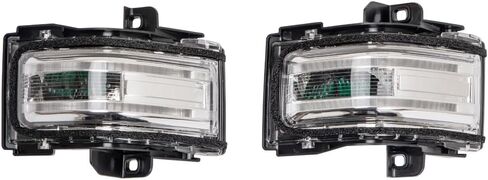 2 Pcs Front Driver Side & Passenger Side Door Towing Mirror Turn Signal Light Lamp Indicator Compatible with 2015-2025 F150 F250 F350 F450 Replaces# HC3Z-13B374-A HC3Z-13B375-A in Kuwait