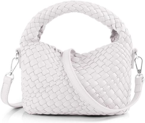 Small Size Woven For Women HOBO Tote Bag Stylish Luxury Detachable Shoulder Strap Girls Top Handle Travel Phone Crossbody Bag in Saudi Arabia