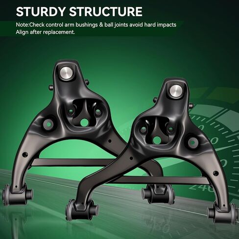AUQDD 2Pc Suspension Front Lower Control Arm and Ball Joint Assembly Fit For 2018-2024 Fo-rd Expedition, 15-20 F-150 (No Raptor) /18-24 Li-ncoln Navigator (OE # K643168 K643169 FL3Z3079A FL3Z3078B) in Saudi Arabia