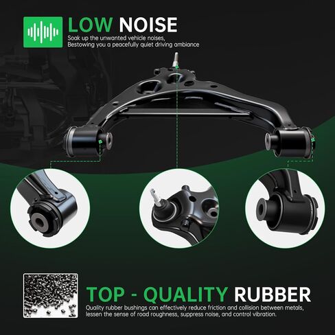 AUQDD 2Pc Suspension Front Lower Control Arm and Ball Joint Assembly Fit For 2018-2024 Fo-rd Expedition, 15-20 F-150 (No Raptor) /18-24 Li-ncoln Navigator (OE # K643168 K643169 FL3Z3079A FL3Z3078B) in Saudi Arabia