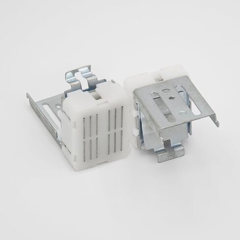 No Tools Cordless Magnetic Flat Slat for Metal Doors - 23.25" W x 72" L, White, Easy Install, Over 400 Custom, Room Darkening 2" Faux Wood Shades for Indoor Windows by Lumino in Kuwait