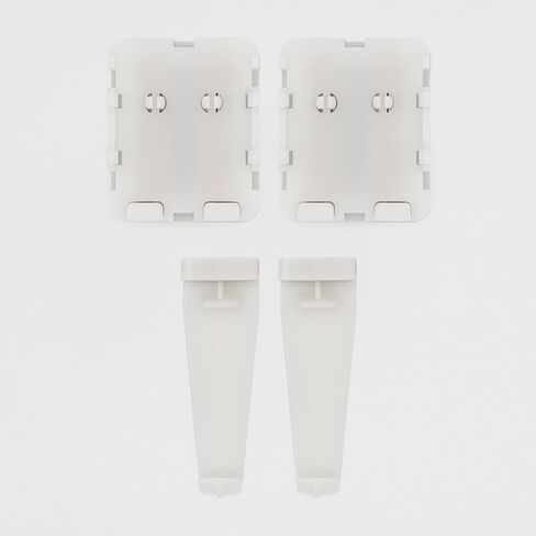 No Tools Cordless Magnetic Flat Slat for Metal Doors - 23.25" W x 72" L, White, Easy Install, Over 400 Custom, Room Darkening 2" Faux Wood Shades for Indoor Windows by Lumino in Kuwait