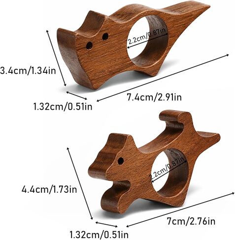 2 Pcs Cat Book Page Holder Wood Thumb Book Page Holders Personalized Thumb Bookmark Holder Durable Novel Reading Accessories for Reading Hands Free Books Lovers Readers Bookworms Accessories in Saudi Arabia