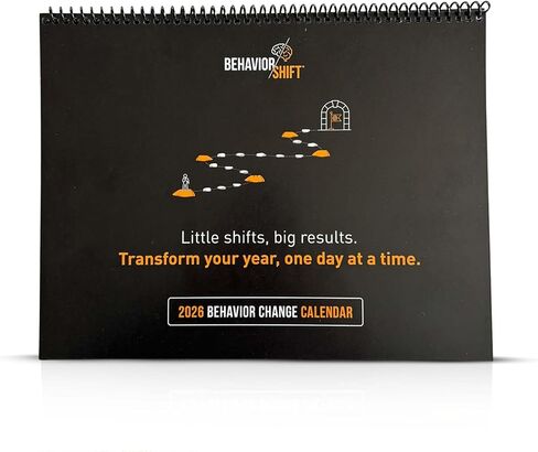 تقويم تحديد الأهداف لعام 2026 من The Behavior Shift - مخطط الحياة اليومية المؤرخ ومجموعة أدوات الإنتاجية - منظم أسبوعي وشهري - نظام نمو جدول أعمال 365 يومًا - اليقظة والعادات والحياة المتعمدة in Kuwait