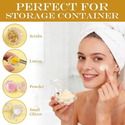 LOPYXBR 36 PCS 3x3 In Diamond Shape Candy Boxes Plastic Clear Favor Boxes 3x3 Diamond Shape Silver Ornament Container Transparent Gift Boxes for Wedding, Valentines, Christmas, Birthday in Kuwait