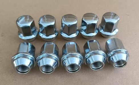 10PCS M14-1.50 Chrome Lug Nuts 611-330 Hex 22mm Compatible with Select Dodge Durango, Ram 1500 2500 3500 4000/ Jeep Grand Cherokee/Mustang/Camaro in Saudi Arabia