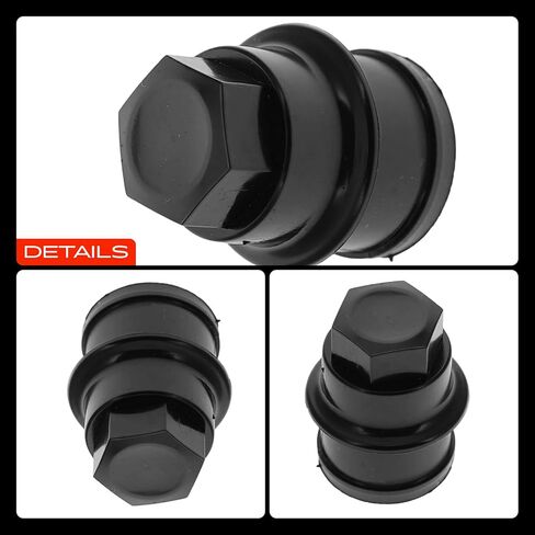 A-Premium 24PCS 27mm Wheel Lug Nut Covers Compatible with Chevrolet Silverado 1500, Tahoe, Suburban 1500, Express 2500, Astro, Avalanche 1500 & GMC Sierra 1500, Yukon, Safari & Cadillac Escalade in Saudi Arabia