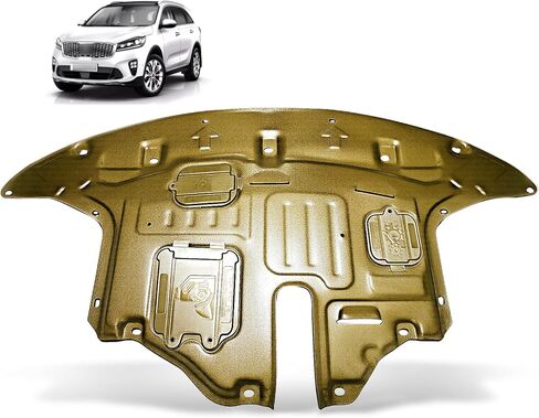 واقي رذاذ المحرك من سبائك الألومنيوم والمغنيسيوم مناسب لـ 2016-2020 Kia Sorento خفيف الوزن وشديد التحمل مع مركز قيادة أمامي للمحرك، دفاع مقاوم للصدأ in Kuwait