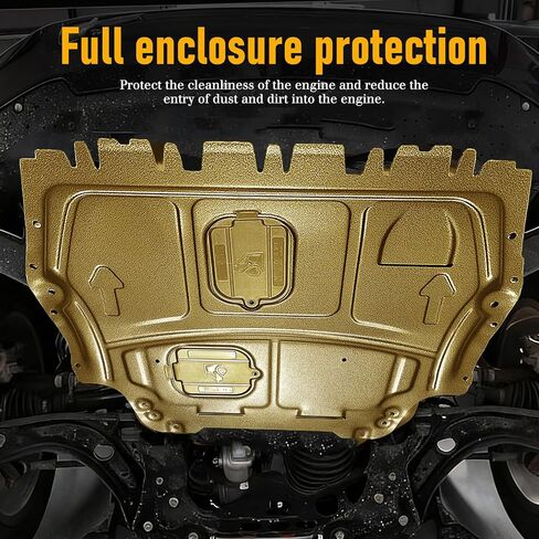 واقي رذاذ المحرك من سبائك الألومنيوم والمغنيسيوم مناسب لـ 2016-2020 Kia Sorento خفيف الوزن وشديد التحمل مع مركز قيادة أمامي للمحرك، دفاع مقاوم للصدأ in Kuwait