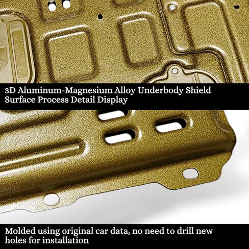 واقي رذاذ المحرك من سبائك الألومنيوم والمغنيسيوم مناسب لـ 2016-2020 Kia Sorento خفيف الوزن وشديد التحمل مع مركز قيادة أمامي للمحرك، دفاع مقاوم للصدأ in Kuwait