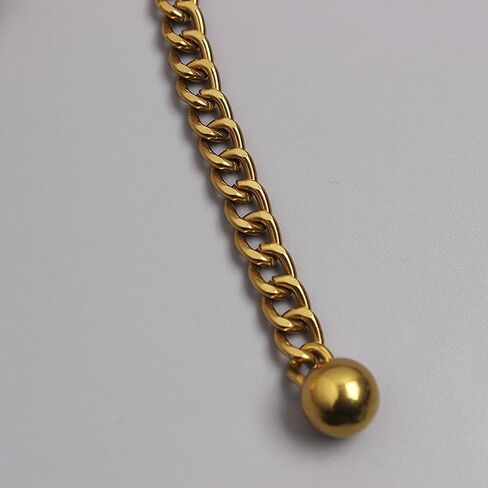 سلسلة مفاتيح معدنية بطبقة مزدوجة سلسلة مفاتيح على طراز الهيب هوب وسلاسل مفاتيح للخصر ملحق للارتداء اليومي/الحفلات، زخرفة سهلة الاستخدام للرجال والنساء in Kuwait